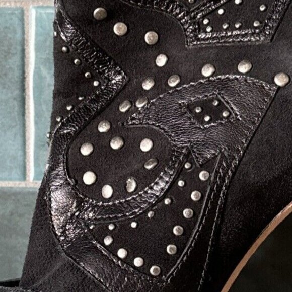 Alice‎ Oliva Boots Platform Stiletto Boot Sexy Studded 5.5 35 Witchy Goth Egirl - Picture 2 of 11